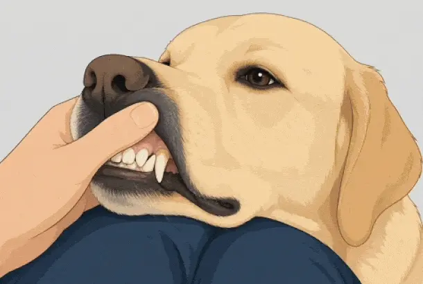 Dog scratching its ear with a hind leg